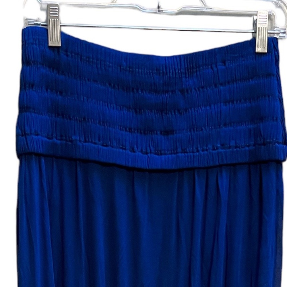 Alc Cobalt Strapless Midi Length Sample Dress - image 5